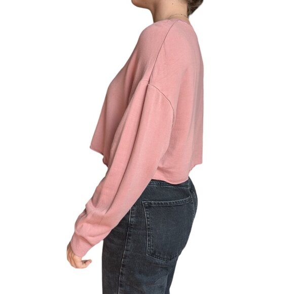 Garage Pink Soft Long Sleeve Top Women Size Medium - Picture 2 of 12